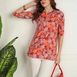 Moda Rapido Women Polyester Straight Kurtis-picture-30