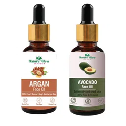 Nature Glow Herbal Set Of 2 Argan & Avocado Facial Oil- 15 ml Each-19