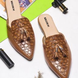 Killer Women Ethnic Mules with Tassels Flats-picture-11