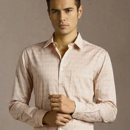 Louis Philippe Slim Fit Printed Formal Shirt-picture-7