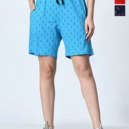 BAESD Women Conversational Printed High-Rise Shorts-image-75