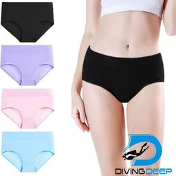 Diving Deep Women Plus Size Pack of 4 Hipster Briefs-image-61