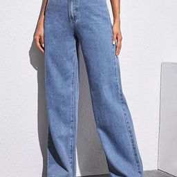 SENDIPO Women Blue Regular Fit High-Rise Stretchable Jeans-picture-11