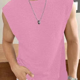 KAJARU Round Neck Tank Vest VESTCNTRS-4100-ONIONPINK-M-image-9