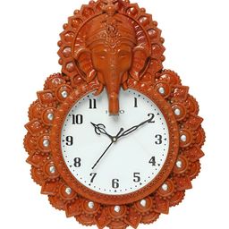 Horo Orange & White Traditional Wall Clock-37