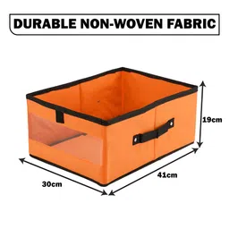 Aura Orange Set of 2 Regular Multi-Utility Organisers image 3