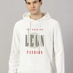 LEON Men Printed Hooded Sweatshirt-image-36
