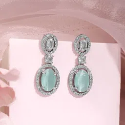 Rubans Circular Drop Earrings-33