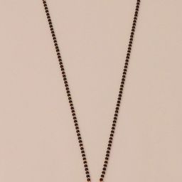 CAPILITE Jewellers Gold-Plated Zircon Mangalsutra-image-26