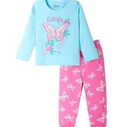 Honeyhap Girls Printed Night suit-picture-50