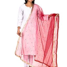 Traditions Bazaar Embroidered Dupatta With Sequinned-picture-10