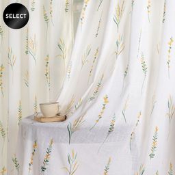 homemonde 274.32 cm (9 ft) Cotton Transparent Long Door Curtain (Pack Of 2)-picture-0