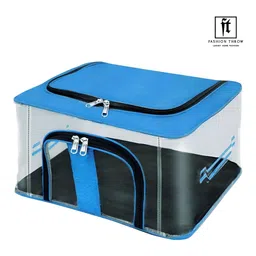 Fashion Throw Blue Set of 3 Super Strong Drawer Organiser Organisers-54