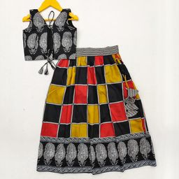 Shoryam Fashion Girls Printed Ready to Wear Lehenga-image-126