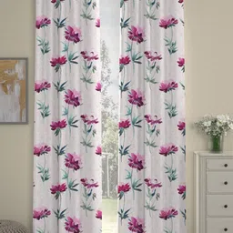 ROSARA HOME Unisex Pink Curtains and Sheers-40