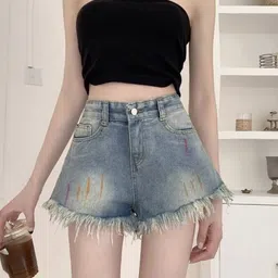 KPOP Women Regular Fit Cotton Shorts-picture-10