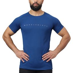 MuscleBlaze Unisex Brand Logo Printed Round Neck Compression T-shirt-picture-51