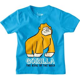 BonOrganik Boys Graphic Printed Round Neck Cotton T-shirt-image-88