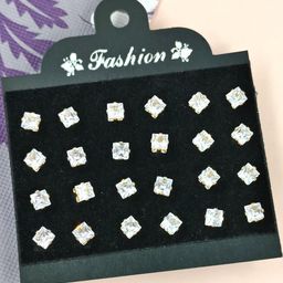 Honbon Women Gold Earrings-36
