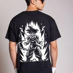 Be Crazy Men Dragon Ball Z Graphic Printed Round Neck Cotton T-shirt-image-60