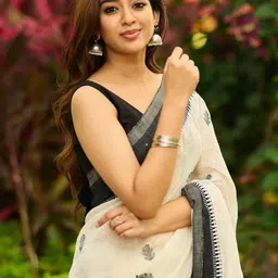 ZILVIRA Ethnic Motifs Woven Design Zari Pure Cotton Banarasi Saree-picture-6