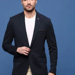 SHOWOFF Men Slim Fit Single Breasted Casual Blazers-image-25