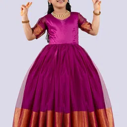 STANWELLS KIDS Chiffon Fit & Flare Maxi Dress-picture-51