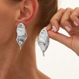 StyleCast x Revolte Silver-Plated Contemporary Shaped Studs-image-41