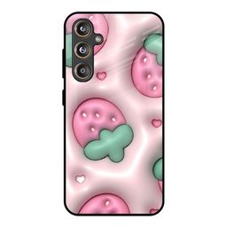 QRIOH Loveberry Bliss Printed Samsung Galaxy M55s Glass Back Case Mobile Accessories-image-26