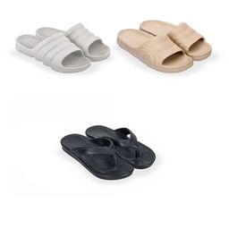 Feel alive Men Set Of 3 Self Design EVA Casual Thong Flip Flops-picture-41