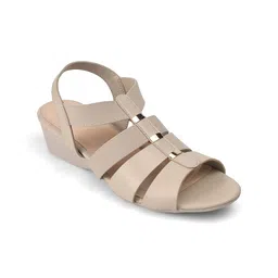 PEPPER Women Open Toe Wedge Heel Sandals-37