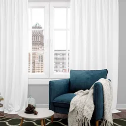 Parda Online White Set of 2 Black Out Long Door Curtain-image-83
