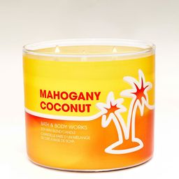 Bath & Body Works Mahogany Coconut 3-Wick Candle - 411g-image-51