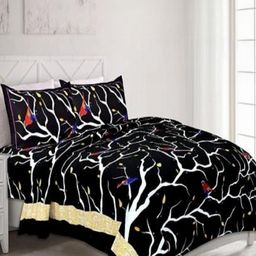 E Elma Unisex Black Bedsheets-image-84