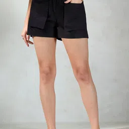 Virgio Women Cotton High-Rise Shorts-picture-12