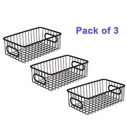 Go Hooked Black Set of 3 Regular Multi-Utility Organisers image 5
