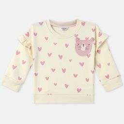 Nauti Nati Girls Printed Round Neck Long Sleeves Pullover Sweaters-picture-34