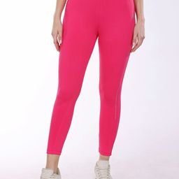 BODYACTIVE High Rise Ankle Length Tights-27