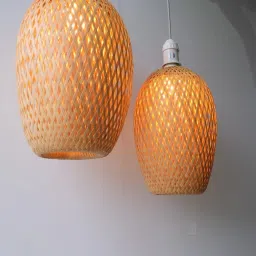 Hanging Lamp Shade Pack of 02 Hanging Lights (Pendant Lights), Ceiling Lights, Chandelier Lamp Shade-21