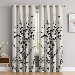 154 cm (5 ft) Polyester Room Darkening Window Curtain Single Curtain-7