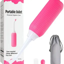 Portable bidet, Jet Spray for Toilet | Retractable, 2 angled Nozzles P55 Manual Bidets-image-73