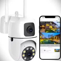 Primate 4+4MP Wireless CCTV Camera|360° Rotation|Dual Light Night Vision|" Security Camera-12