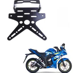 Tail Tidy Number Plate Holder/License Plate Holder Bracket For Suzuki Gixxer SF Bike Number Plate-12