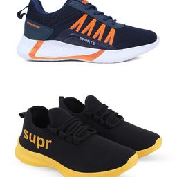 Spotwalk Men Mesh Running Shoes-image-90