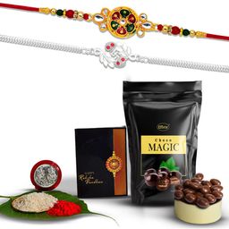 DeoDap Rakhi & Chocolate Gift Set-image-81