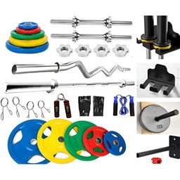 YMD Set Of 30 Rods & Plates Home Gym Combo-24