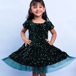 BAESD Embroidered Fit & Flare Dress-image-4