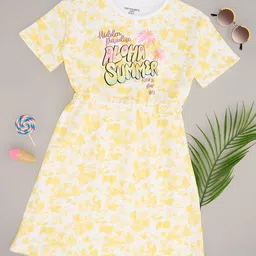 Pantaloons Junior Floral Fit & Flare Dress-25