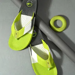 FOOTUP Men Colourblocked Thong Flip-Flops-image-61