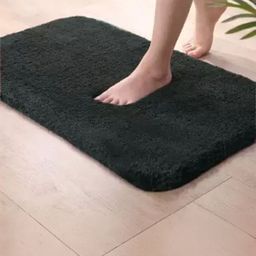IVAZA Grey Microfibre 1400 GSM Bath Rugs-picture-16